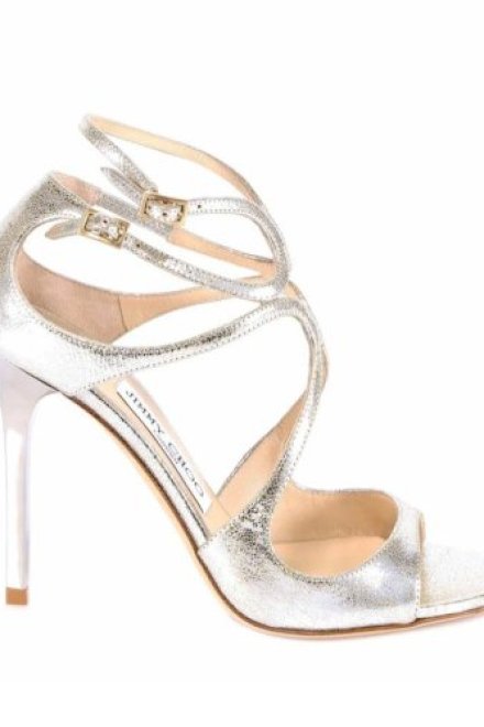 Jimmy Choo Lang Sikver Sandals