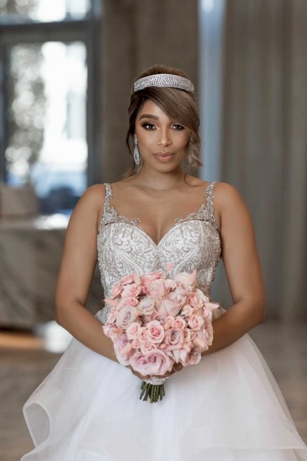 Ashley & Justin Ivory Wedding Dress 10575