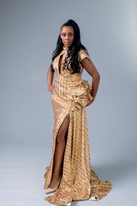 Gold Sequin Mermaid Dress
