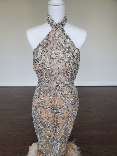Bling Albina Dyla Halter Neck Dress Size 6