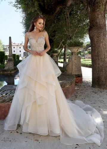 Ashley & Justin Ivory Wedding Dress 10575