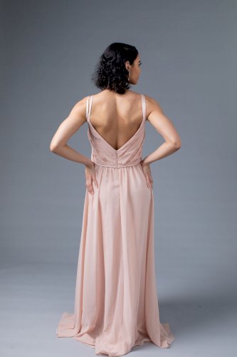 Sorella Vita Blush V-neck Bridesmaid Dress 8614